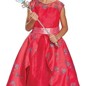 Disney Elena of Avalor Prestige Ball Gown Girls' Costume in Size 7/8 Medium